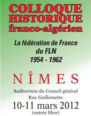 Colloque sur la fédération de France du FLN